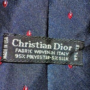 80s Christian Dior men's tie necktie